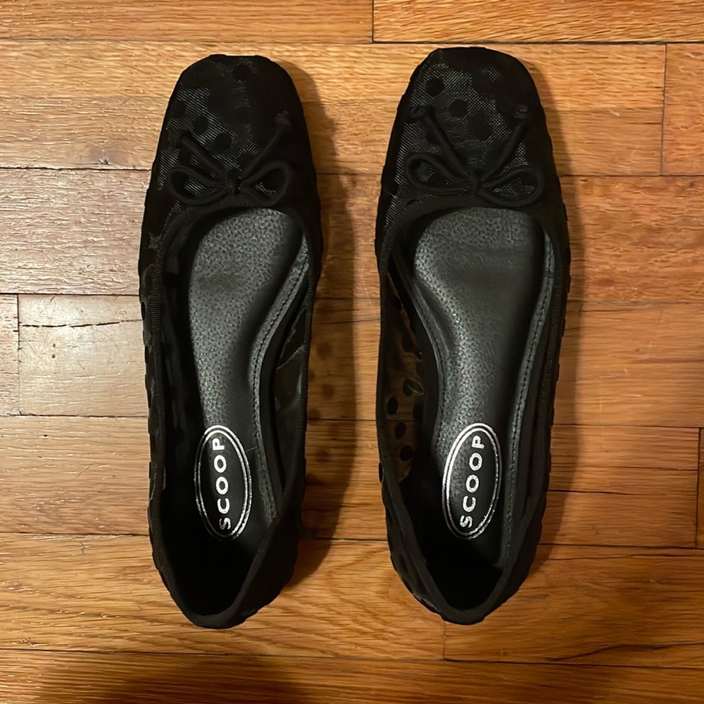 Mesh ballet flat